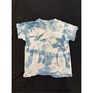 Size S kids used as women’s crop top tie dye made vintage tee